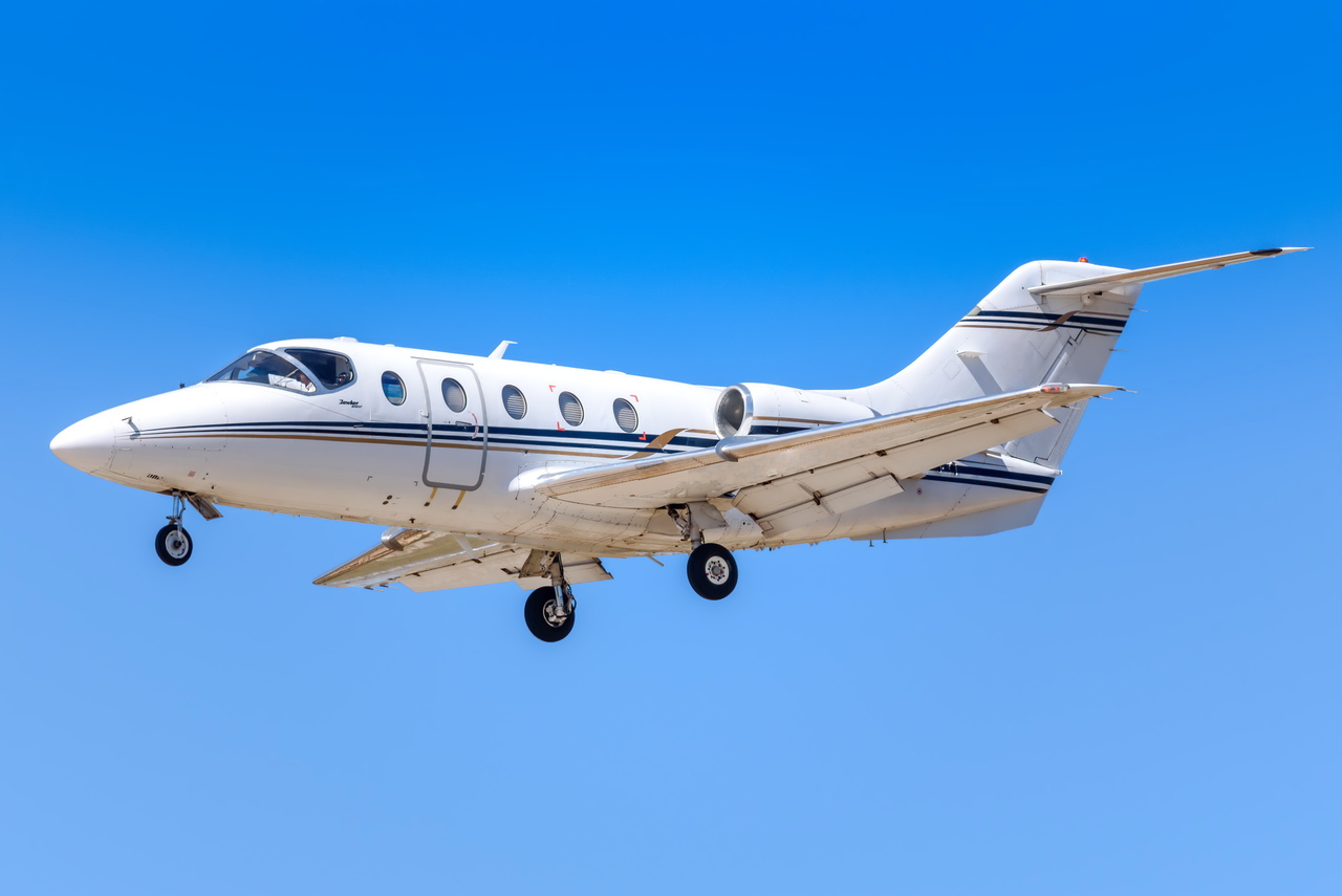 Beechjet 400A private jet charter'