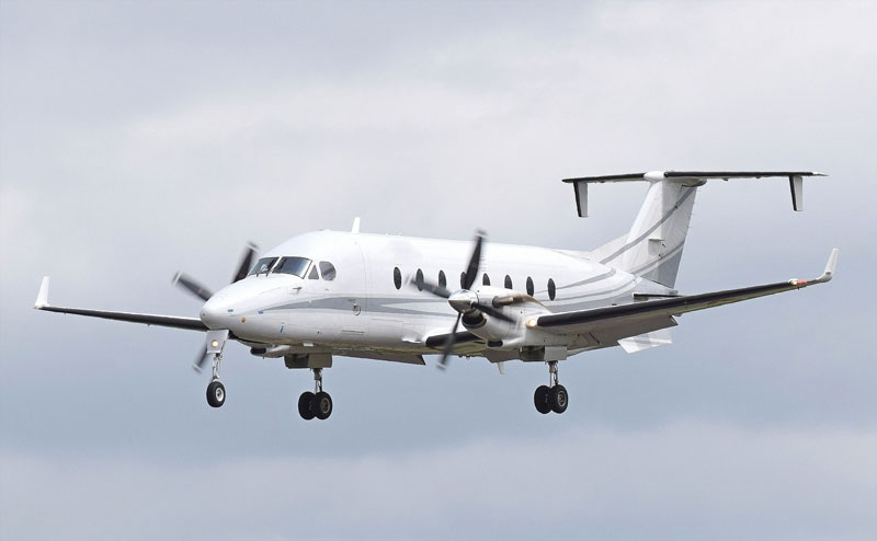 Beechcraft 1900D private jet charter'