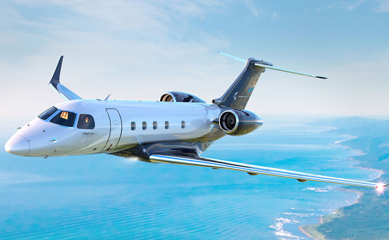 Praetor 500 private jet charter'