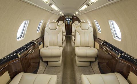 Citation Sovereign+ interior